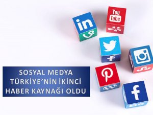 Sosyal Medya Türkiye’nin İkinci Haber Kaynağı Oldu