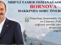 Osmanağaoğlu’ndan Bornova Hakkında Soru Önergesi