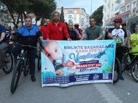 Kınık’ta Sma Hastası Kaan Efe Bebek İçin Pedallar Çevrildi