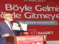 SP Genel Başkanı Temel Karamollaoğlu İzmir'de Konuştu