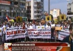 Mısır Halkına Aliağa Desteği