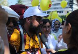 İzmit’ten İzmir’e destek yürüyüşü