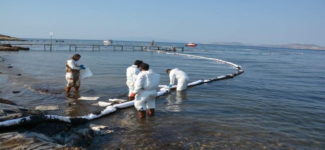 Foça’da Fuel-oil Sızıntısının Kaynağı Bulundu