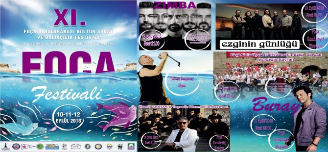 Foça Festivali Üç Gün Sürecek