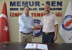 Memur-Sen İzmir ile Birikim Koleji el sıkıştı
