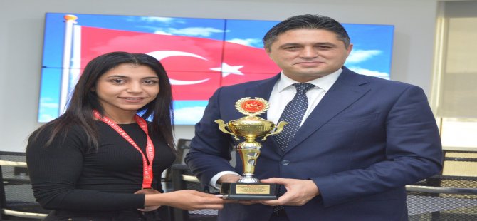 Aliağalı Gamze Demir Türkiye Üçüncüsü Oldu