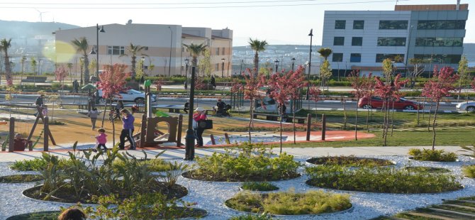 Aliağa’nın En Büyük Parkında Son Rötuşlar