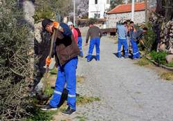 Dikili Bahara Hazırlanıyor