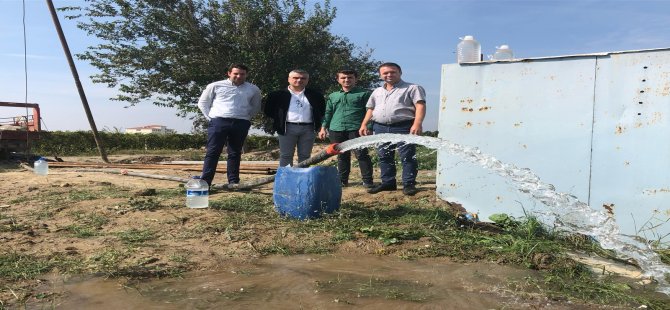 Saruhanlı’da Saniyede 13 Litre Verime Sahip Suya Ulaşıldı