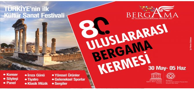 80. Uluslararası Bergama Kermesi Bugün Başlıyor