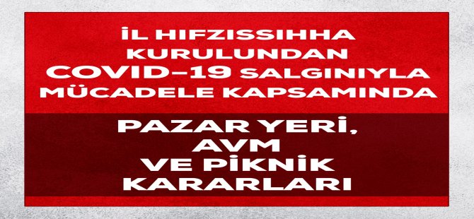 İzmir Genelinde Piknik Faaliyetleri Yasaklandı
