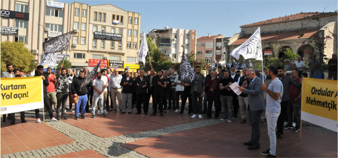 İsrail Aliağa'da Protesto Edildi