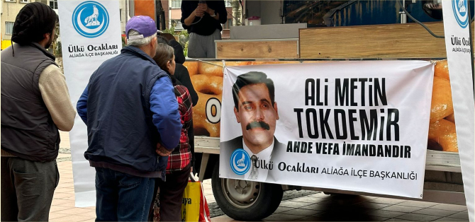 Aliağa Ülkü Ocakları Başkanını Unutmadı