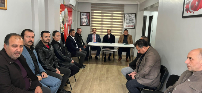 MHP'li Osmanağaoğlu'ndan Menemen  İlçe Teşkilatına  Ziyaret