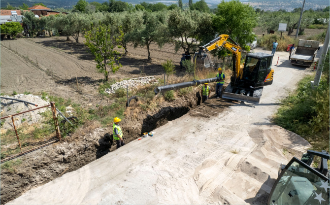 Menemen ve Foça’ya 109 kilometreli içme suyu yatırımı