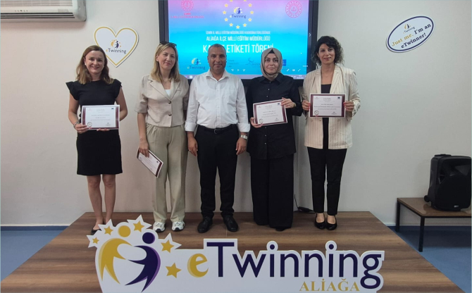 Aliağa’da eTwinning Kalite Etiketi Töreni Gerçekleştirildi