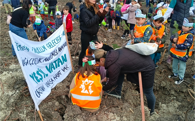 Aliağa’da Küllerinden Doğan Umut: Yanan Sahaya Binlerce Fidan