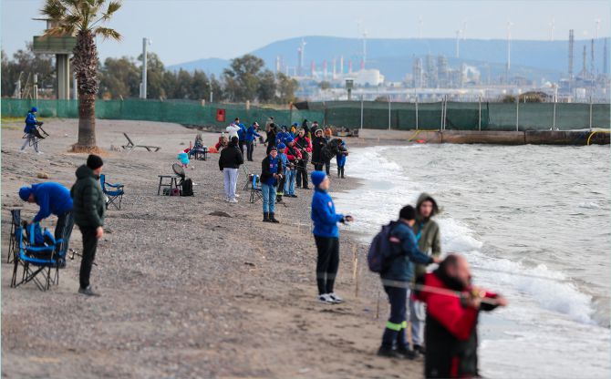 Aliağa’da At-Çek Balık Avı Festivali Coşkusu Yaşandı