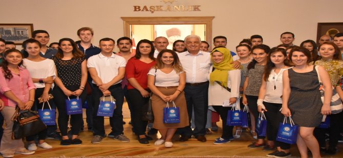 Stajyerler Başkan Gürün ile Buluştu