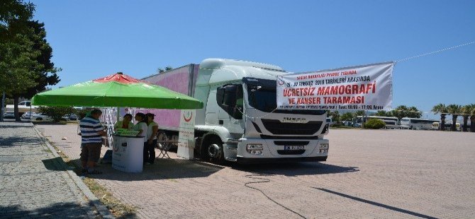 Kanser Tarama Tırı Pembe Prenses Aliağa’da