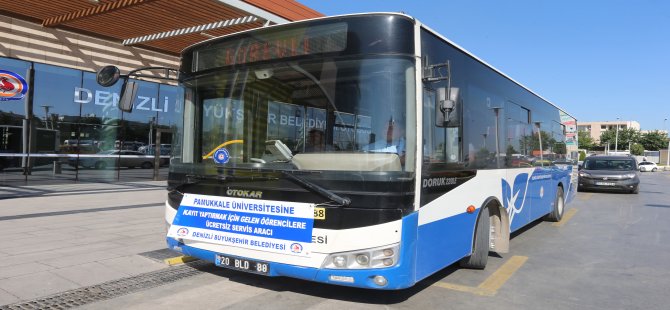 Denizli Büyükşehir’den PAÜ’lü Öğrencilere Ulaşım Kolaylığı