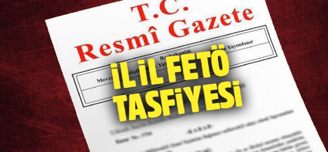 Türkiye’deki FETÖ’cü Memurların Listesi