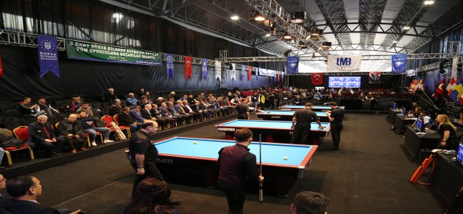 Bilardo Dünya Kupası Bursa'da Başladı