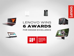 2017 iF Ürün Tasarım Ödülleri’nde Lenovo'ya 6 Ödül!