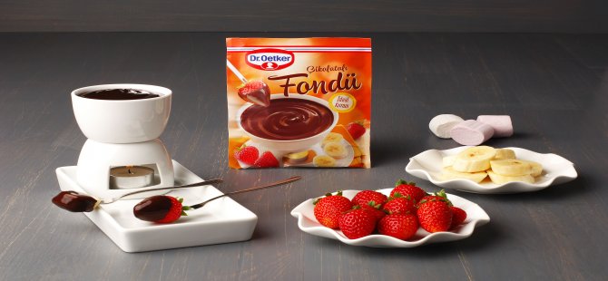 Dr. Oetker’den yine bir ilk: Çikolatalı Fondü!