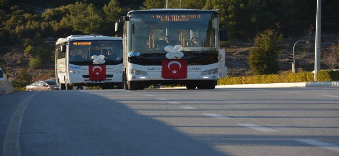 Datça’da Toplu Taşıma Hizmeti Başladı