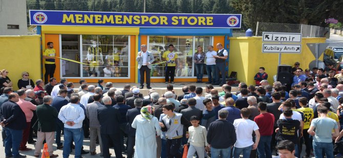 Başkan Şahin Gizli Hedefini “Menemenspor Store” Açılışında Açıkladı..!