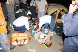Aliağa'da Kaza 1 Yaralı