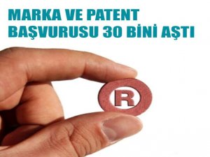 Marka ve Patent Başvurusu 30 Bini Aştı