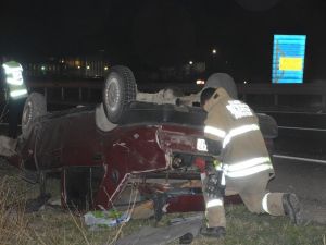 Kontrolden Çıkan Otomobil Defalarca Takla Attı: 1 Yaralı
