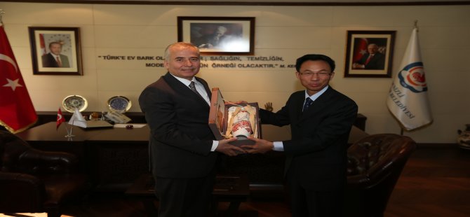 Çin Ankara Büyükelçisi'nden Başkan Zolan'a Ziyaret