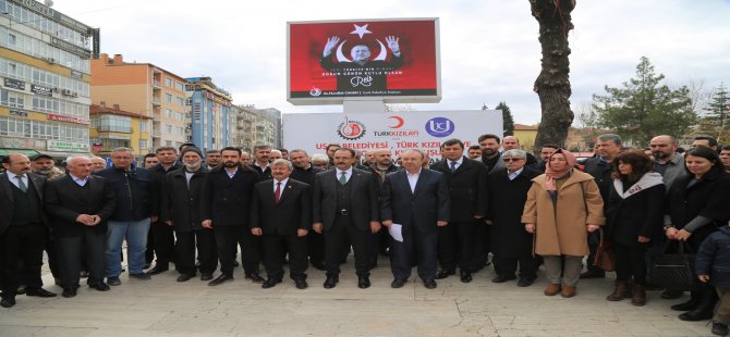 Uşak Afrin İçin Tek Yürek Oldu