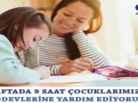 Haftada 9 Saat Çocuklarımızın Ödevlerine Yardım Ediyoruz