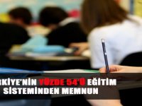 Türkiye’nin Yüzde 54’ü Eğitim Sisteminden Memnun
