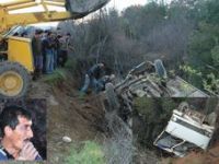 Şakran'da İşçi Midibüsü Devrildi