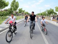 Aliağa’da Pedallar Sağlık İçin Çevrildi