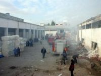 Pamuk Depolarında Yangın