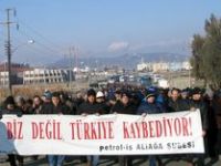 TÜPRAŞ'ın Devrini Protesto