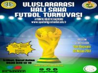 Uluslararası halı saha futbol turnuvası başladı