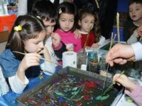 Aliağalı Minikler Ebru Öğrendi