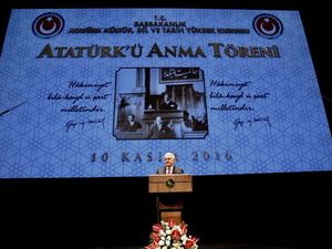 Başbakan Yıldırım, Atatürk’ü Anma Töreninde konuştu